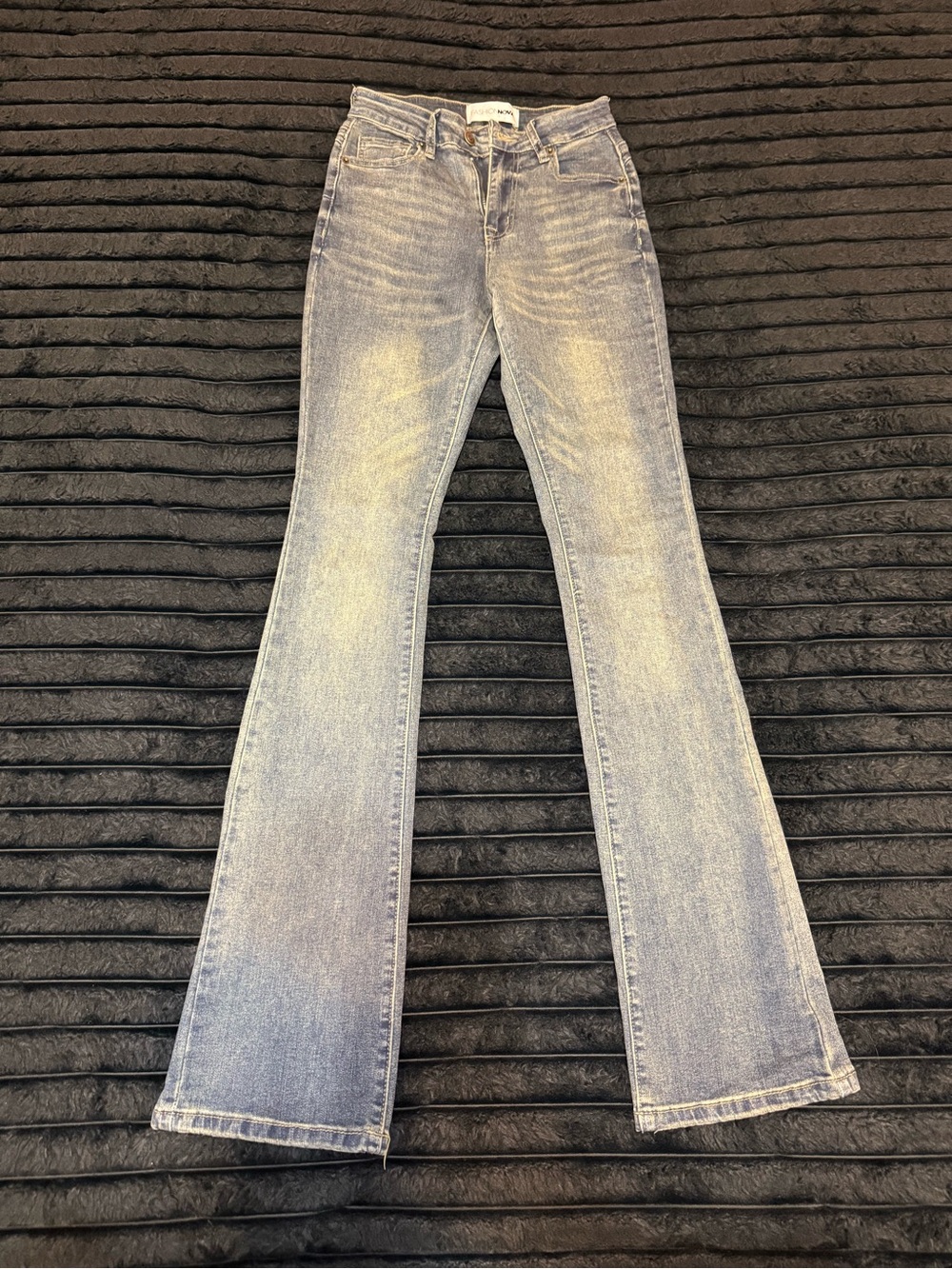Fashion Nova Light Blue Flare Jeans